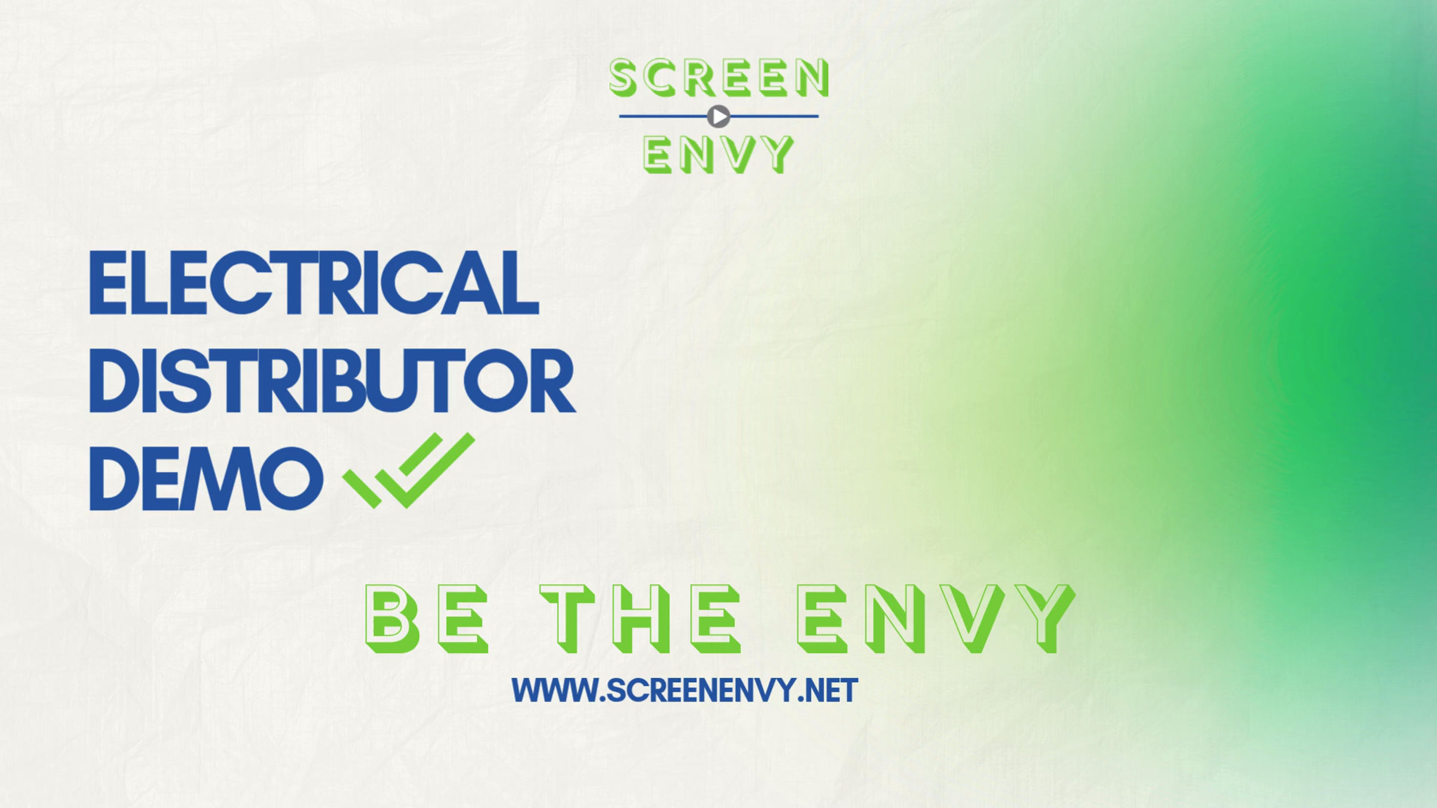 Electrical Distributor Demo
